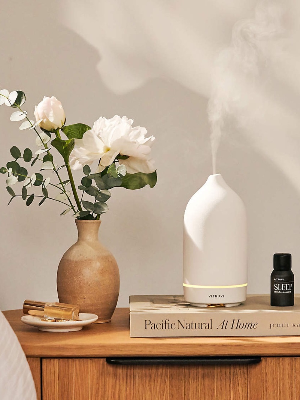 Vitruvi Stone Diffuser Ceramic Ultrasonic Essential Oil for Aromatherapy